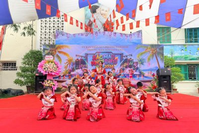 SẮC MÀU NHỊP ĐIỆU – HÈ 2026: NGÀY HỘI ÂM NHẠC RỰC RỠ CỦA CÁC BÉ TRƯỜNG MẦM NON SAO VÀNG