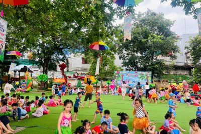 MÙA HÈ RỰC RỠ – HÀNH TRÌNH TRẢI NGHIỆM ĐẦY SẮC MÀU CỦA CÁC BÉ TRƯỜNG MẦM NON SAO VÀNG