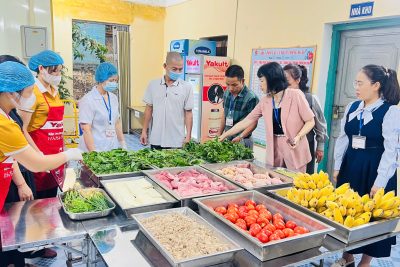 TĂNG CƯỜNG CÔNG TÁC ĐẢM BẢO VỆ SINH AN TOÀN THỰC PHẨM TẠI TRƯỜNG MẦM NON SAO VÀNG