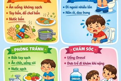 BÀI TUYÊN TRUYỀN PHÒNG TRÁNH BỆNH TIÊU CHẢY CHO TRẺ MẦM NON