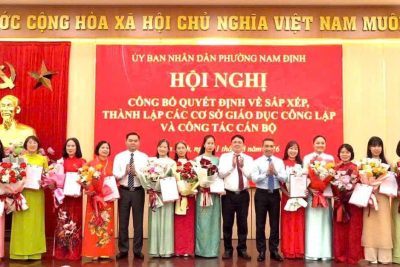 THÔNG BÁO VỀ VIỆC SẮP XẾP, SÁP NHẬP TRƯỜNG HỌC