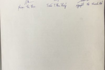 Kết thúc công khai theo theo TT 36/TT – BGDĐT của trường mầm non Sao Vàng- Tp Nam Định