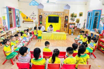 KHÁM SỨC KHỎE CUỐI NĂM HỌC CHO TRẺ TẠI TRƯỜNG MẦM NON SAO VÀNG